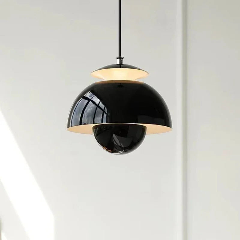 Modern Scandinavian Pendant Lighting shown in black