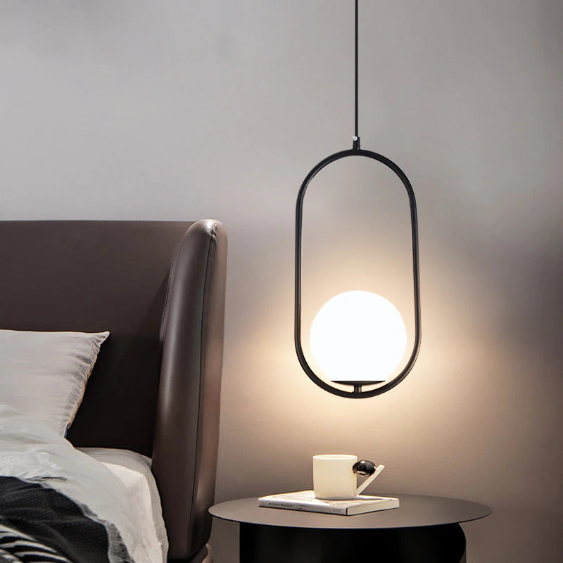Modern Matte Black European Pendant Light