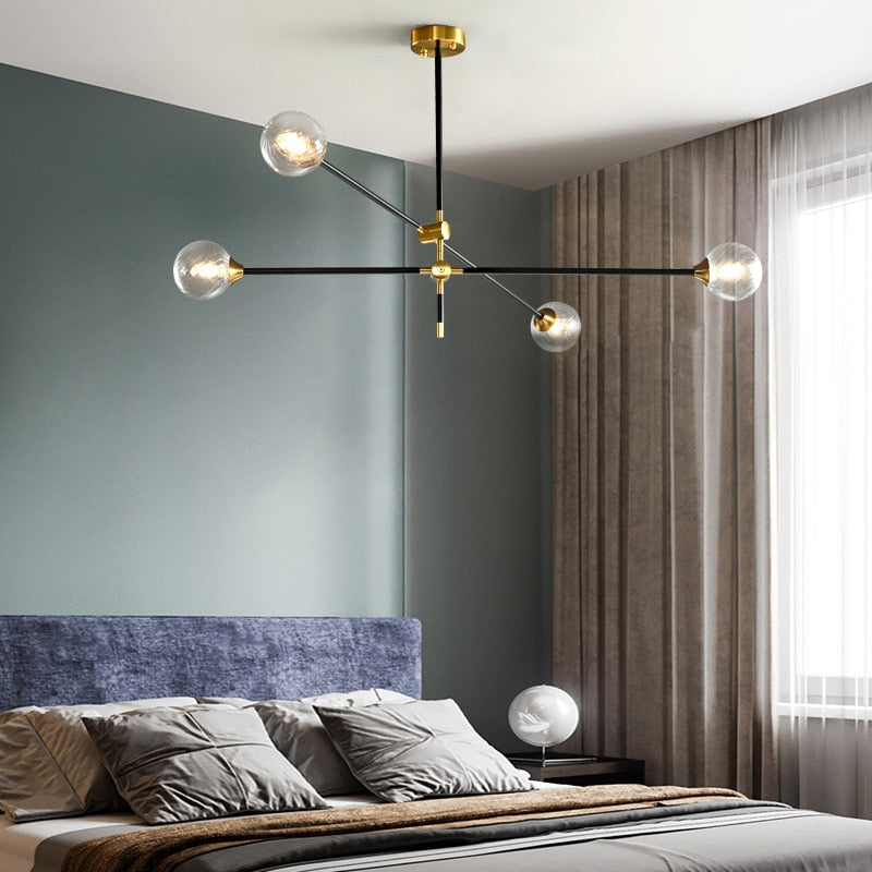 Kaden Art-Deco Sculptural Chandelier