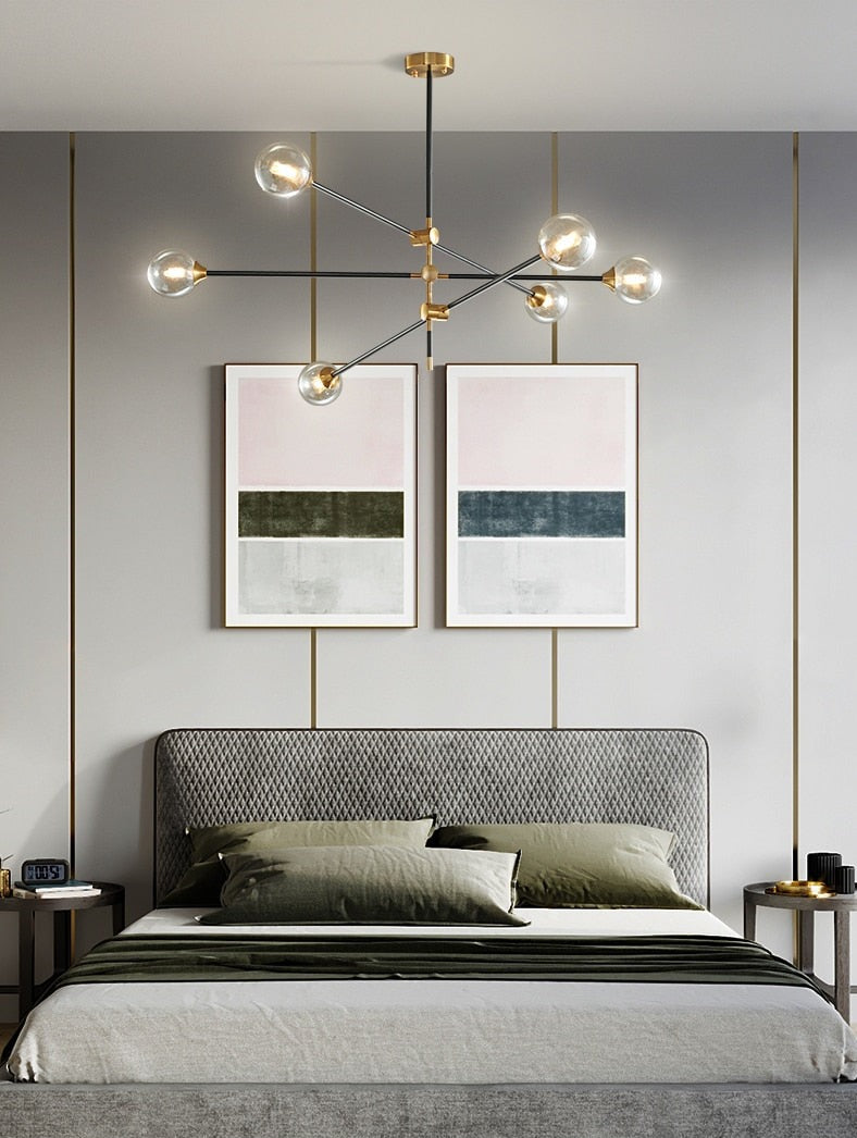 Kaden Art-Deco Sculptural Chandelier