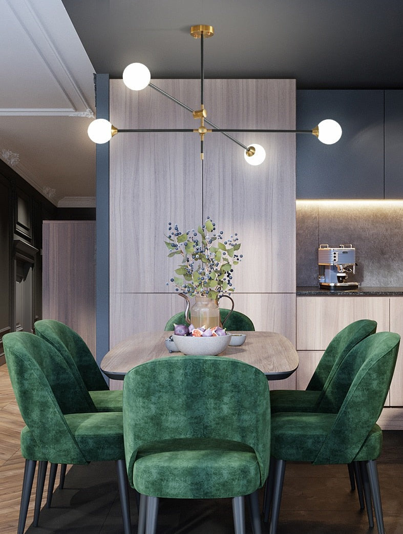 Kaden Art-Deco Sculptural Chandelier