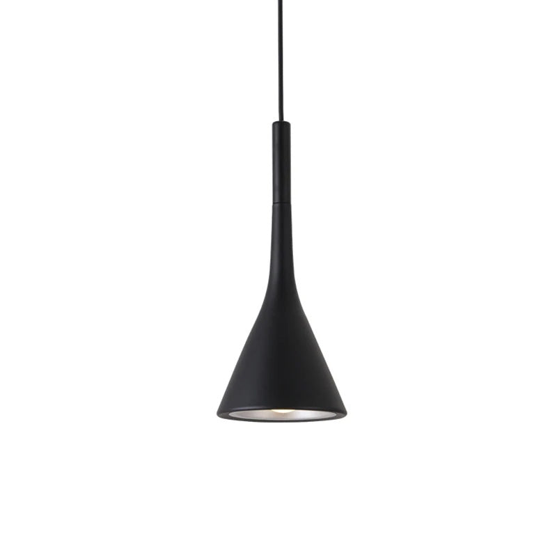 Black Modern Pendant Light in Scandinavian Style