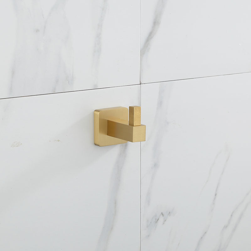 brushed gold robe hook