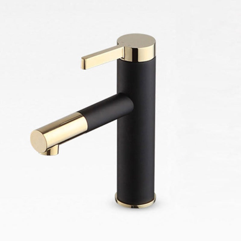 European Style Faucet European Style bathroom  Faucet with drinking fountain  shown in black and gold