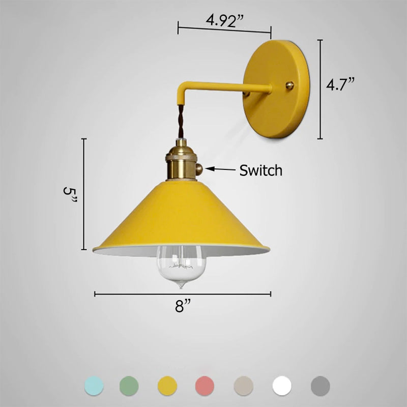 Modern Farmhouse Wall Sconce in Multiple Colors