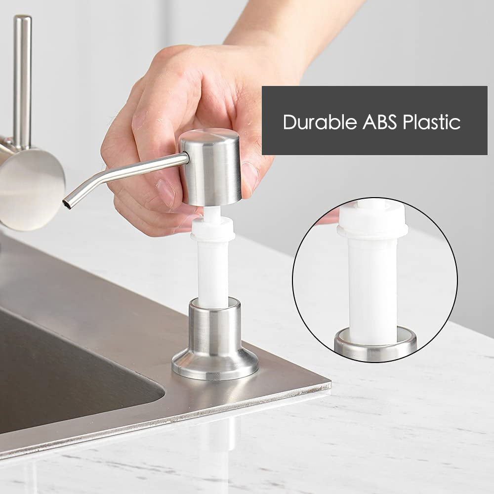 Kitchen Sink Mounted Liquid Soap Dispensers