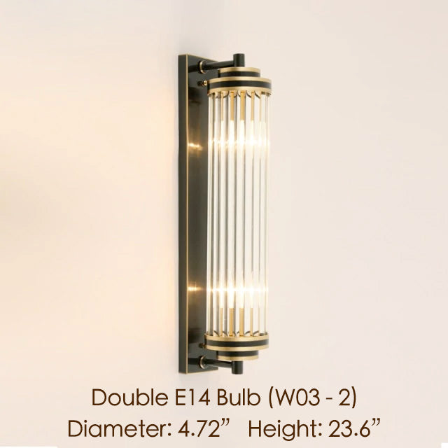 Fluted Wall Sconce Dimensions