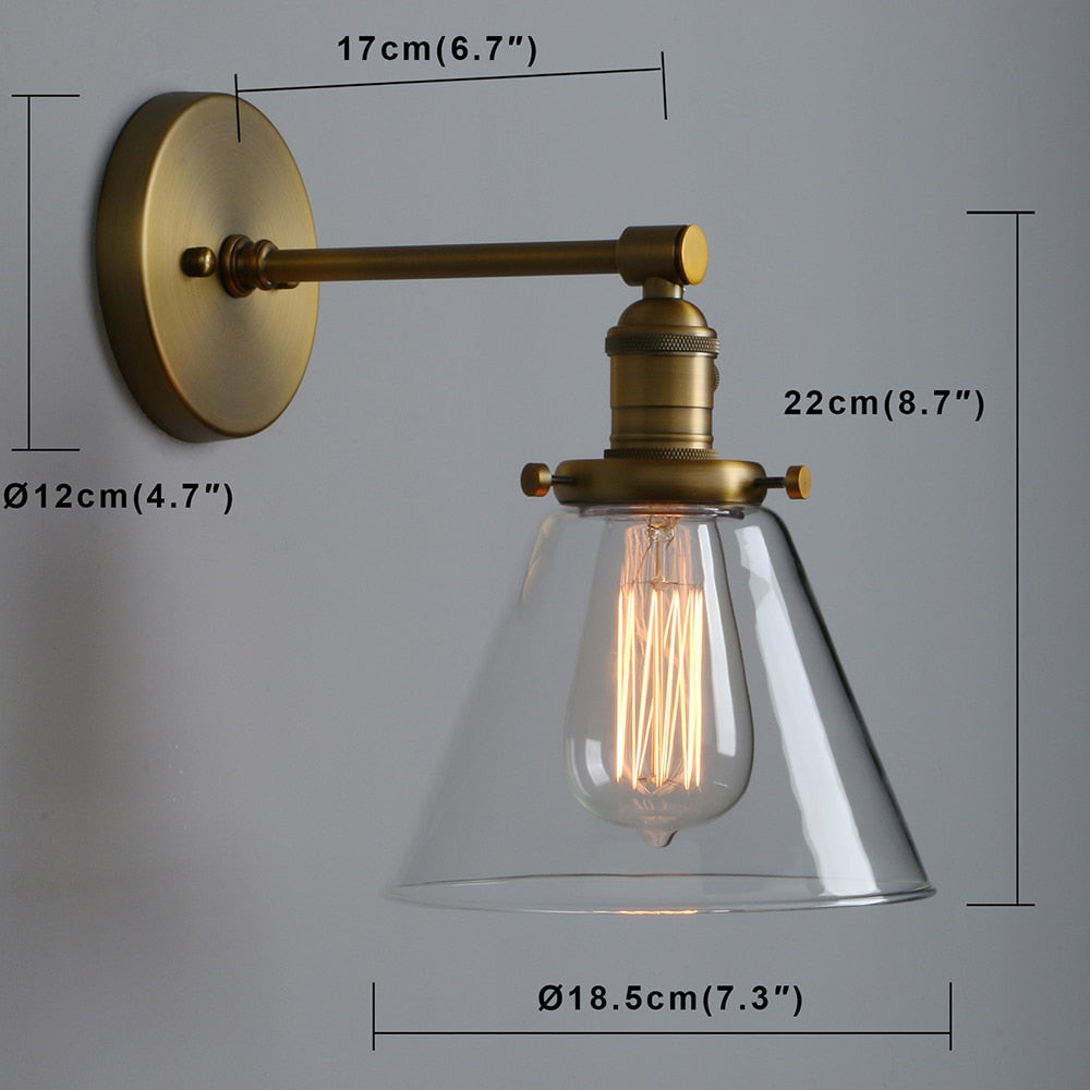 Vintage Wall Sconce Dimensions