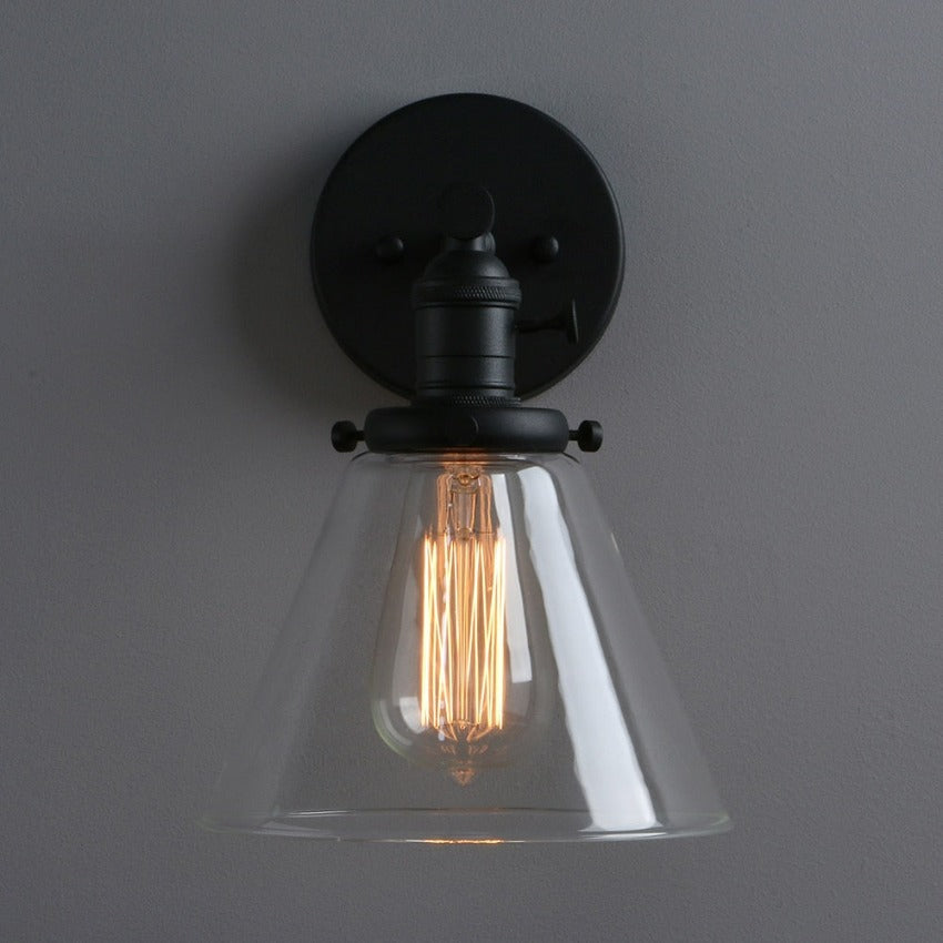 Matte Black Modern Farmhouse Wall Light