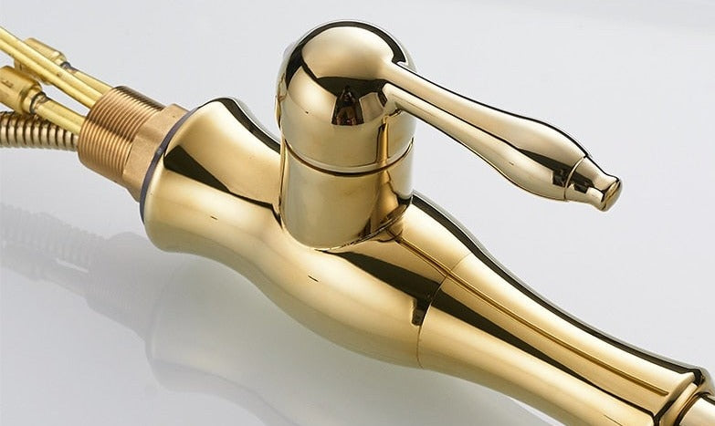 Close up of Kitchen Faucet Handle