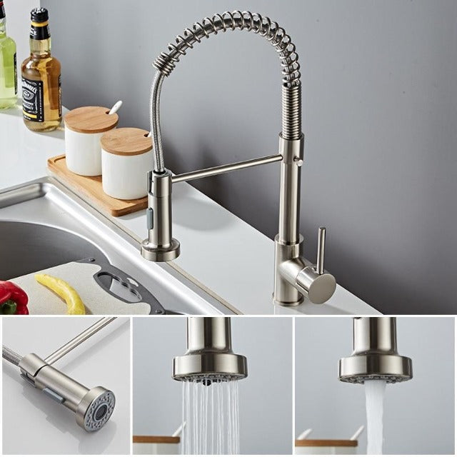 Flexible Kitchen Faucet in Chrome