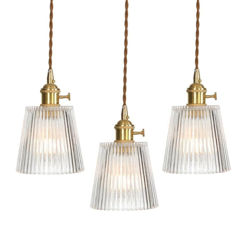 Coastal Cottage Glass Pendant Lights