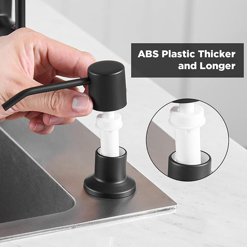 Kitchen Sink Mounted Liquid Soap Dispensers