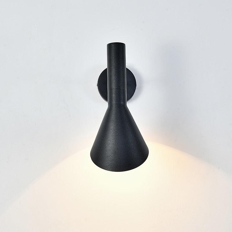 view of Black Danish Modern Wall sconce