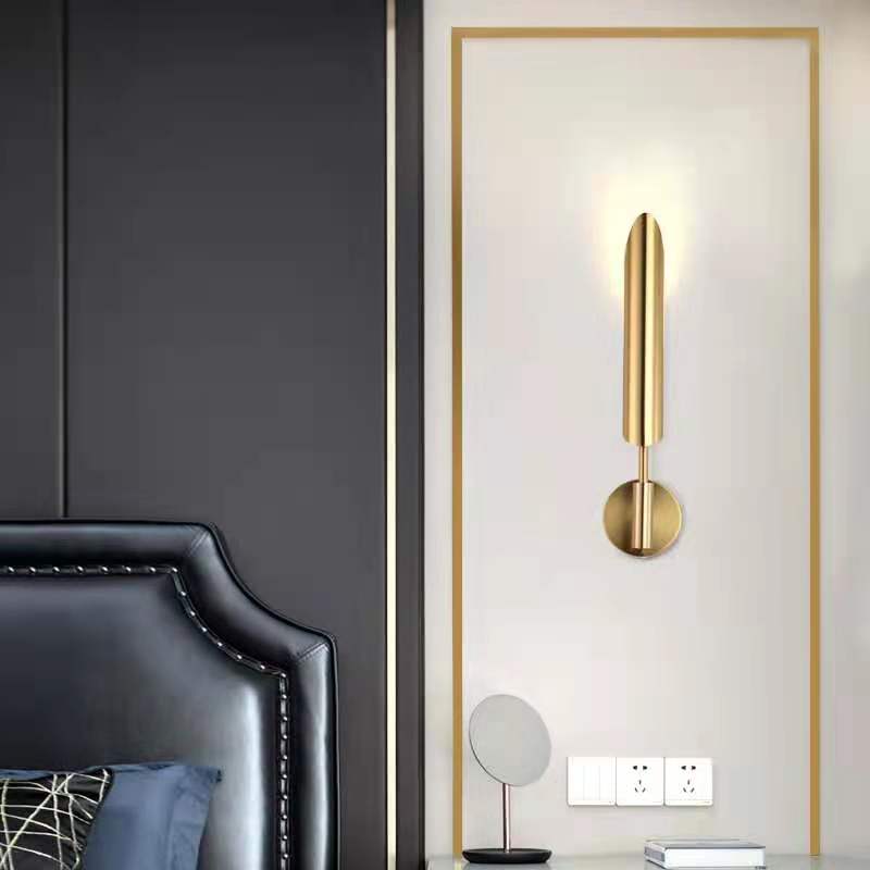 Modern organic bedroom wall sconce