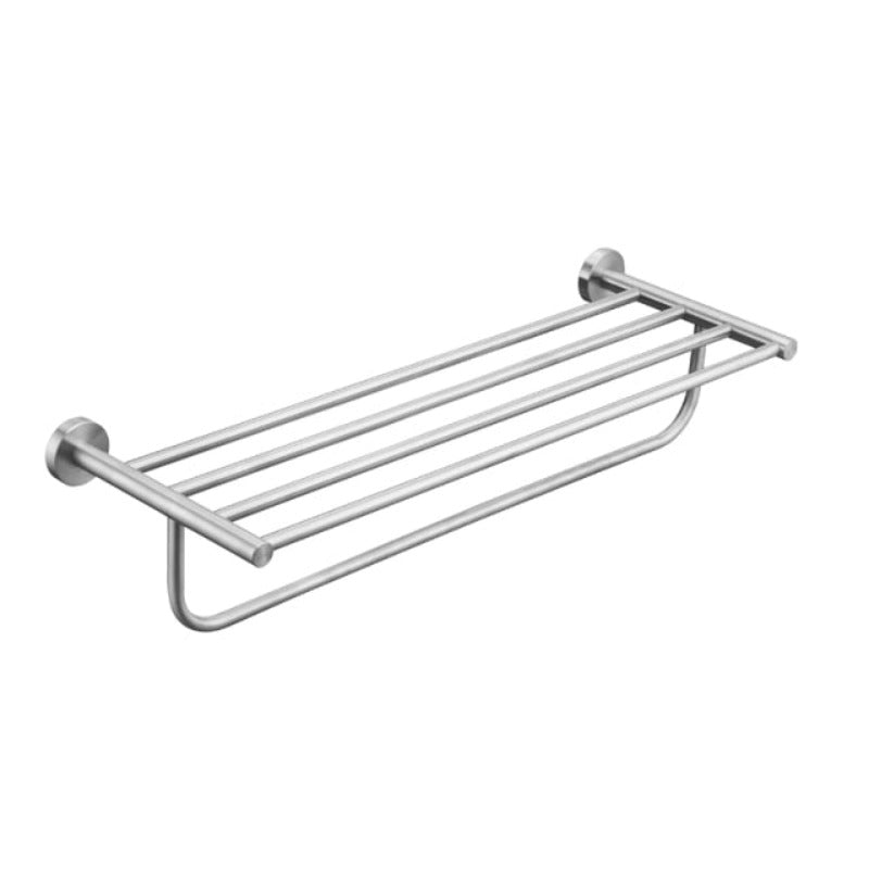 Benton Modern Brushed Stainless Steel Bathroom Hardware Set – NMC Decor