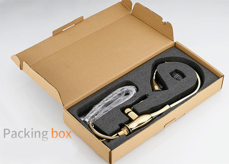 Packing box for single hole kitchen faucet