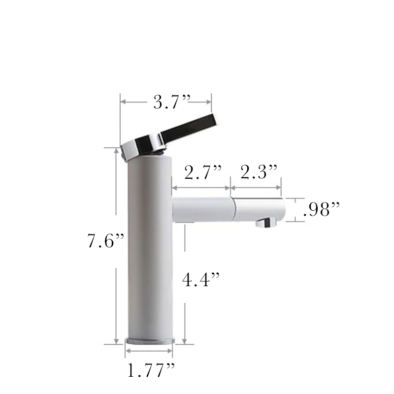 Dimensions of European drinking fountain bathroom  faucet